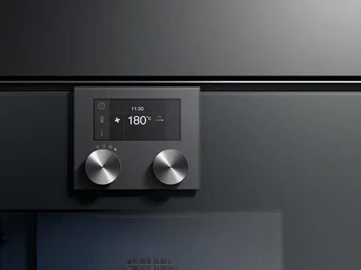 Lò nướng âm tủ Gaggenau BOP250102 200 Series - 76L - Màu đen - Bản lề cửa bên phải