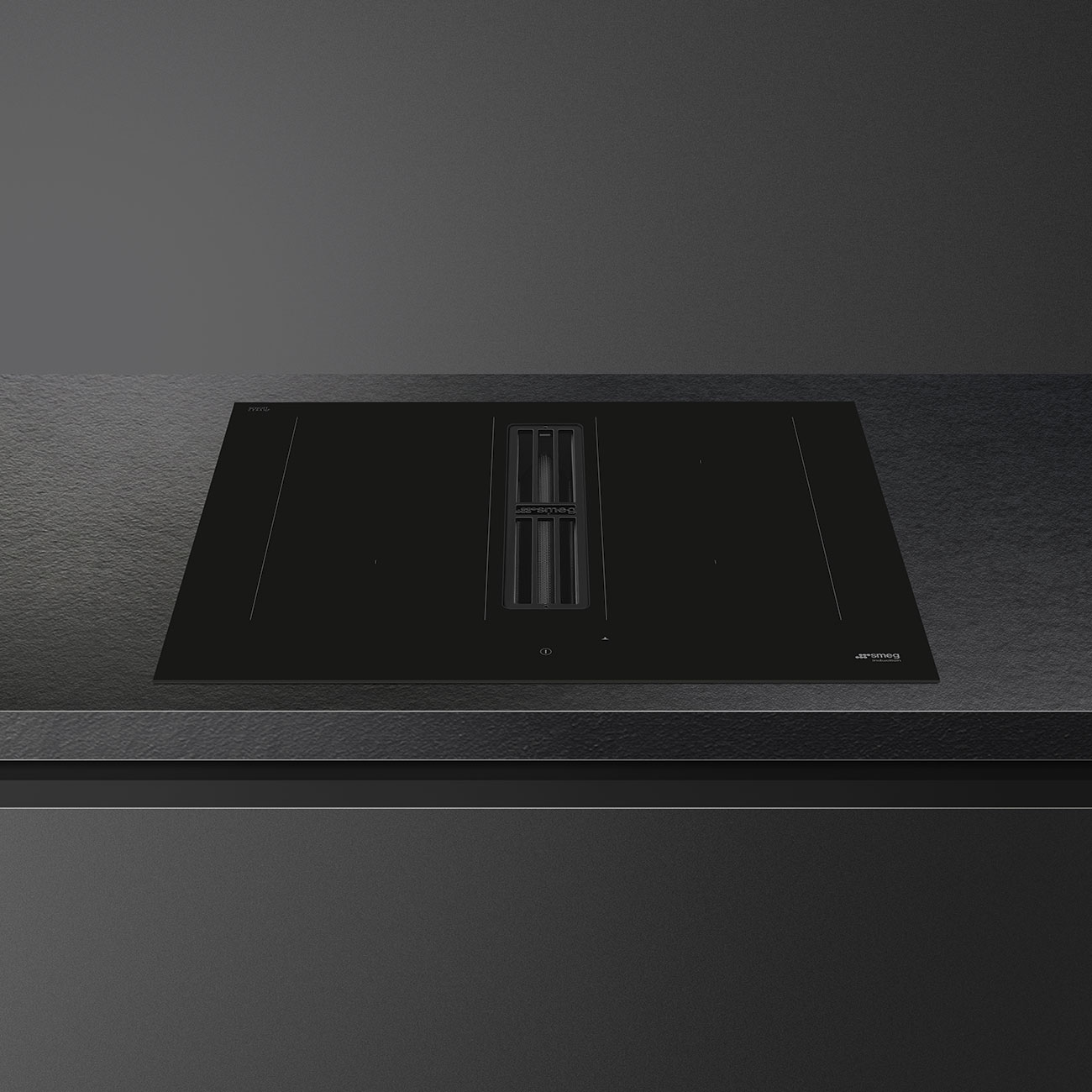 Bếp từ tích hợp hút mùi Smeg HOBD472D2 - 70cm - EVO Slider