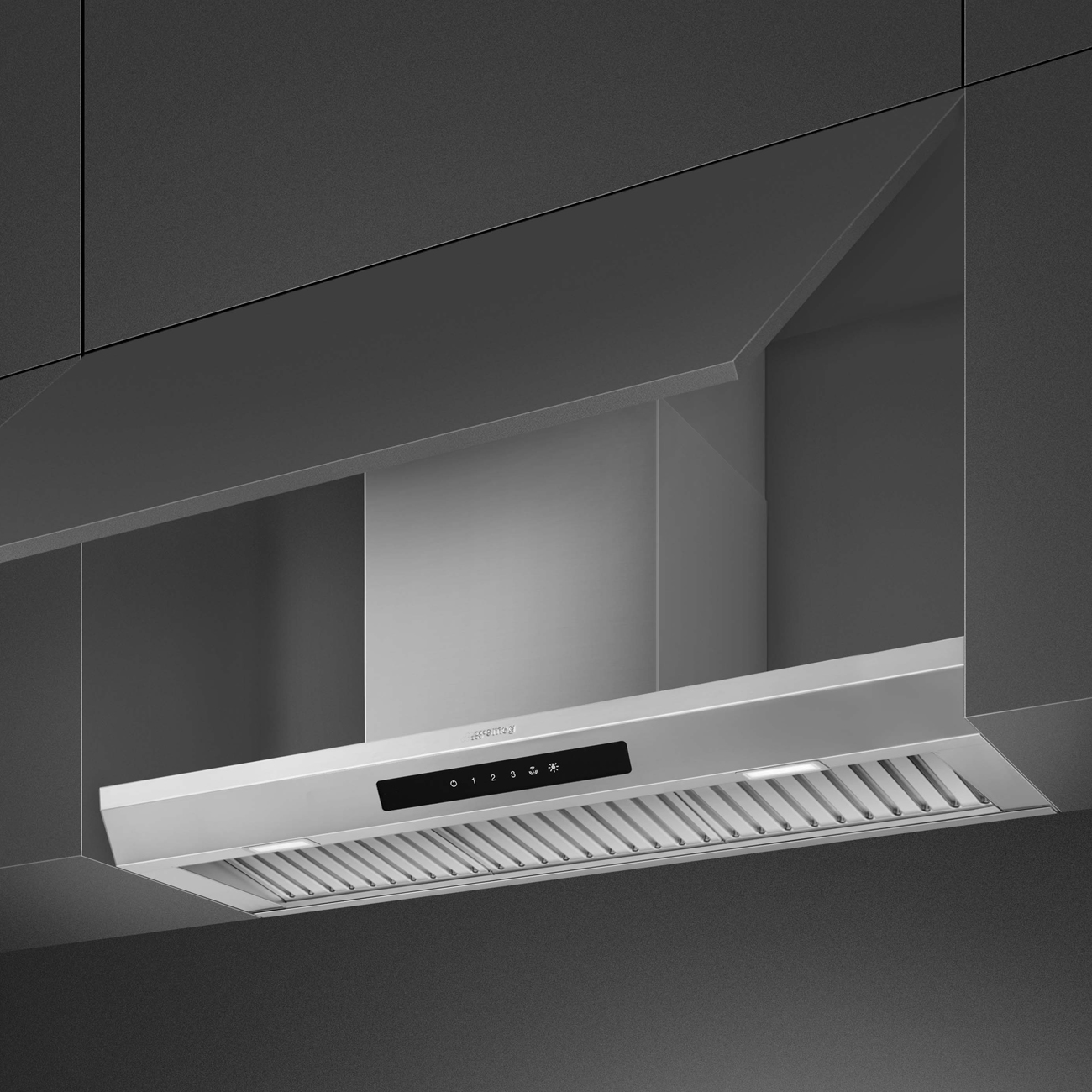 Máy hút mùi âm tủ Smeg KSGT94X - T-Shelf 90cm - V-Condense, Auto-Vent 2.0