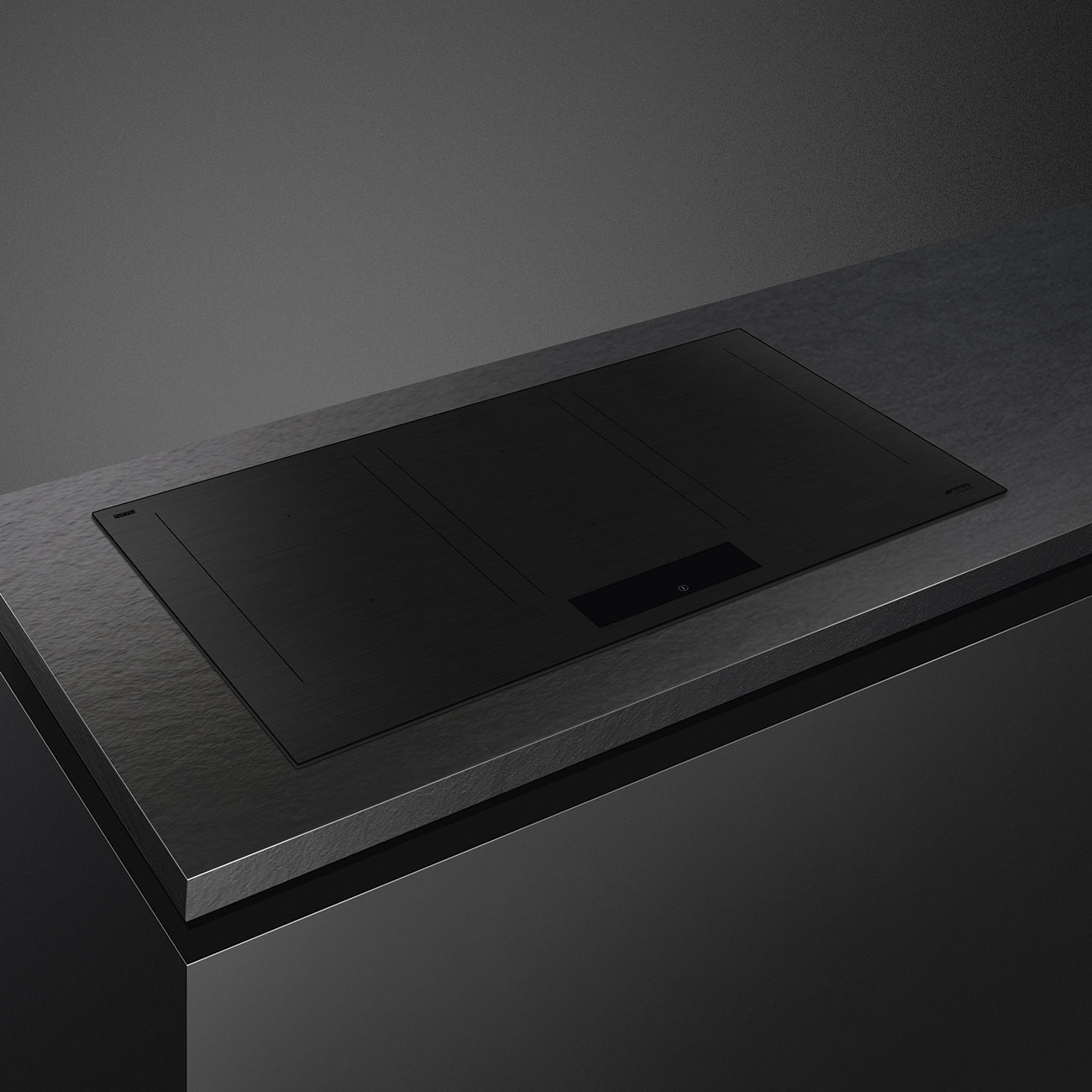 Bếp từ Smeg SIM3964MB - Clásica Đen Mate 90cm - EVO Slider