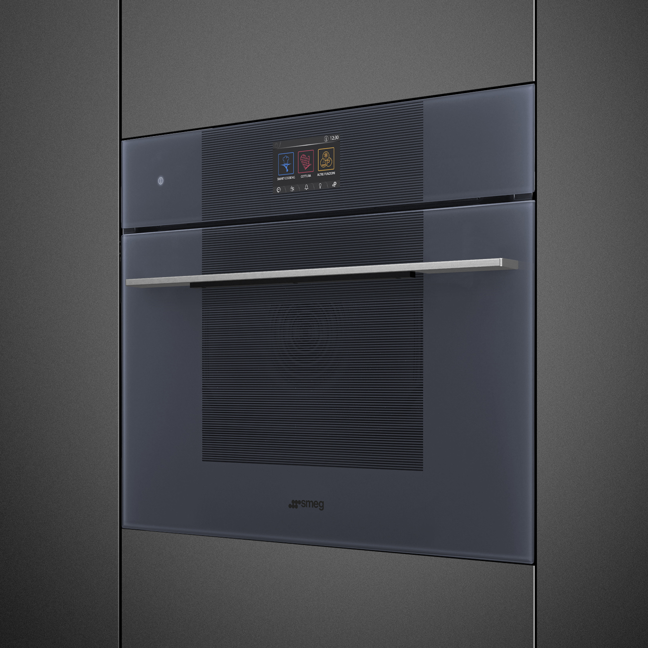 Lò nướng kèm hấp và vi sóng Smeg SO4104APG - Galileo Omnichef Multitech - Compacto 45cm - Línea