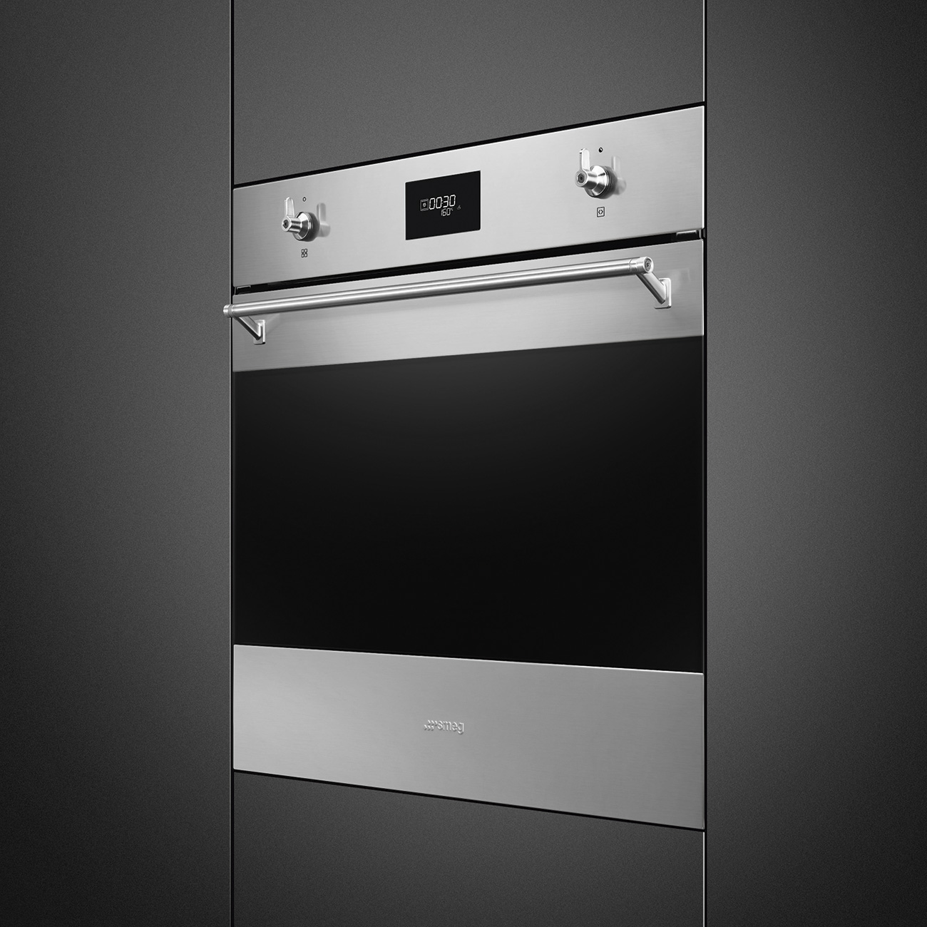 Lò nướng Smeg SO6302TX - Galileo Tradicional - 60cm - Cổ Điển Inox